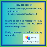 ╲ ◇ BAGOONG ALAMANG STICKER LABELS | PEEL & STICKER (GLOSSY & VINYL)