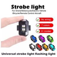 Lampu LED Kedip PESAWAT RGB Strobo 7 Warna USB Mobil Sepeda Motor Casan Di Cas OL