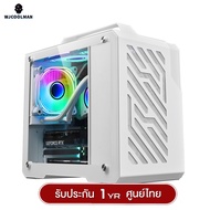 เคสคอมพิวเตอร์ WJCOOLMAN Alumi WW MATX Panorama Tempered Gaming Case (No FAN) (AIO240) รับประกันสินค