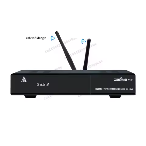 4K UHD Satellite Receiver with Enigma2 Linux OS 2*DVB-S2/S2X + DVB-T2/C Tuners CA +CI Stalker ZGEMMM