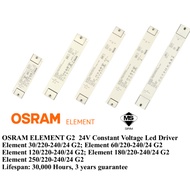 OSRAM Element G2 24V Constant Voltage LED Driver, 24V LED power supply, 24V LED transformer, 24V LED