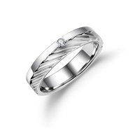 鑽石白鋼 男戒 交響曲