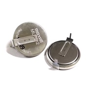 1PCS ML2032 lithium battery 3V rechargeable battery 65MAH with welding feet instead of CR2032.