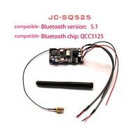 QCC3031/QCC5125ตัวรับสัญญาณ WiFi บลูทูธ5.0/5.1 ES9018 I2S ตัวแปลงสัญญาณเสียงดิจิตอลเป็นอานาล็อกบอร์ด