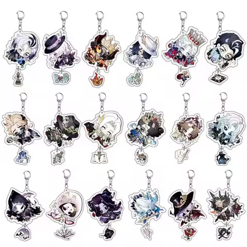 Game Identity Ⅴ The government officer White Guard Black Guard Wu Chang Cosplay Costumes Key Chain K