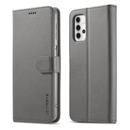 XICCI Retro Leather Case for Samsung A32 4G A32 Lite Luxury Magnetic Phone Case Card Holder Wallet C