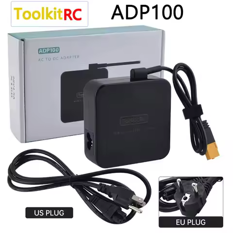 ToolKitRC ADP100 100W 20V Power Supply With XT60 Output Adapter For M6D M6 M7 M6DAC ISDT Q8 Q6 GT Po