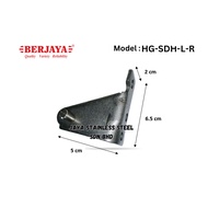 (JAYA FREEZER) OLD MODEL ~ BERJAYA S/STEEL CHILLER / FREEZER TOP DOOR HINGES ( SOLID DOOR RIGHT & LE