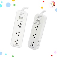 Anitech (แอนิเทค) ปลั๊กไฟ ปลั๊กพ่วง รุ่น H433-PRO มอก. 3ช่อง 1สวิตซ์ สายยาว 3 เมตร ( 1 ชุด / 2 ชิ้น