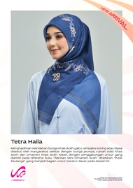 HAILA RABBANI SCARF TETRA MOTIF NEW kerudung segiempat Rabbani motif