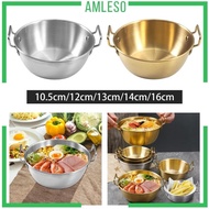 [Amleso] Ramen Cooking Pot Ramen Pot Coffee Milk Warmer Without Pot Lid Noodle Pot Kimchi