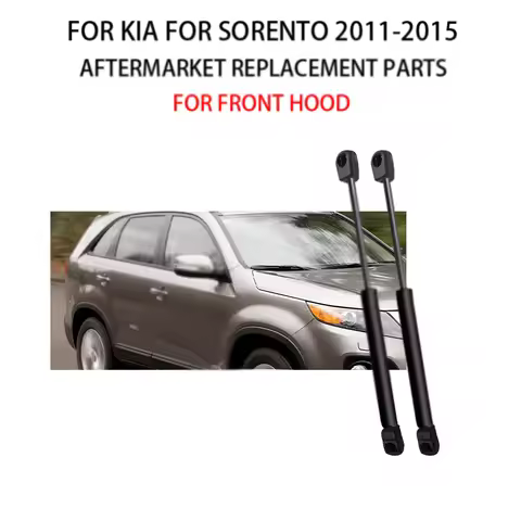 2Pcs 2011-2014 For Kia For Sorento 81160-1U100 Front Hood Lift Supports Shock Struts