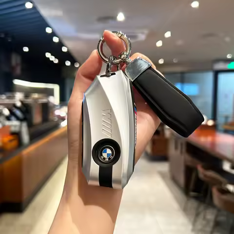 Titanium Gray for BMW I7 X7 G07 LCI IX I20 X1 U11 7 Series G70 G09 XM U06 G81 M3 Car Key Case Cover 