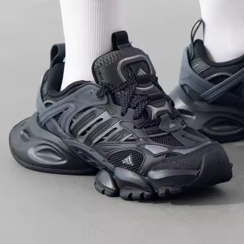 Adidas Xlg Runner Deluxe Unisex Sports Shoes Trendy Mecha Dad Shoes Thick-Soled Wear-Resistant Casua