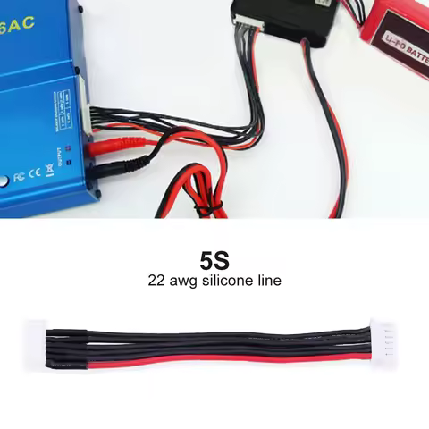 Balance Cable RC Accessory /Set Balance Extension Cable Silicone Wire RC Accessory for 2S / 3S / 4S 