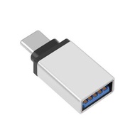 Type-C轉USB 3.0 OTG轉接頭 (顏色：銀色)