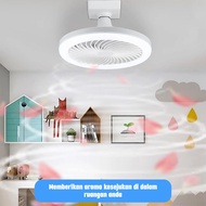 ZOWOKI 2in1Lampu Kipas Angin Plafon Remote Kipas Lampu Gantung LED Multifungsi Plafon Fan Ceiling