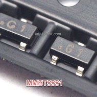 [COMBO 100 pcs] Transistor NPN 2N5551 G1 0.6A 160V SOT-23 2n5551 paste