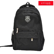 Crisan Bags - Bobbi - Men’s Durable Nylon Canvas Backpack – Breathable, Scarlet Red, 27L