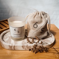 6 Perscent Plant-Extract Scented Soy Candle With Canvas Bag (50g)