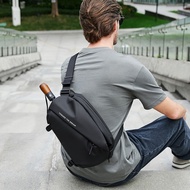 Men's Waterproof Crossbody Bag Oxford Large Capacity Multifunction Anti-theft Sling Shoulder Messenger Chest Bag Pack