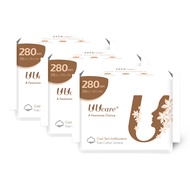 *UUCARE* Cool Tech Wing Sanitary Pads ( 280mm 10's x 3pcs ) UUCare Sanitary Pads