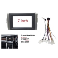Frame 2 Din Head Unit 7 Inch Toyota Innova Reborn 2016