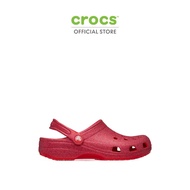 CROCS รองเท้าลำลองผู้ใหญ่ CLASSIC GLITTER CLOG รุ่น 205942-6ZR - CHERRY RED