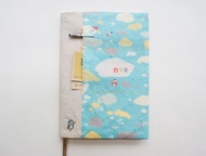 島嶼群生海雀 - 可調式 A5 布質書套