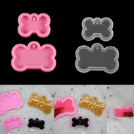 (JIE YUAN)2 Sizes Diy Dog Tag Bone Shaped Keychain Casting Silicone Mould Crafts Key Chain Pendant Making Tools Crystal Epoxy Resin Mold - Resin Diy amp;silicone Mold - AliExpress