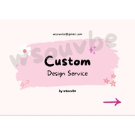 CUSTOM DESIGN SERVICE - FOOD MENU