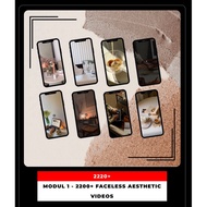 Canva editable - Faceless Aesthetic Videos for your Business | Digital Marketing Product