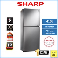 Sharp 4122MSS 410L / Toshiba RT416WE 360L Inverter 2 Door Fridge Refrigerator Peti Sejuk