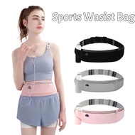 Sports Waist Bag Waterproof Outdoor Phone Pocket Inside Bag Reflective Tape for Running Cycling