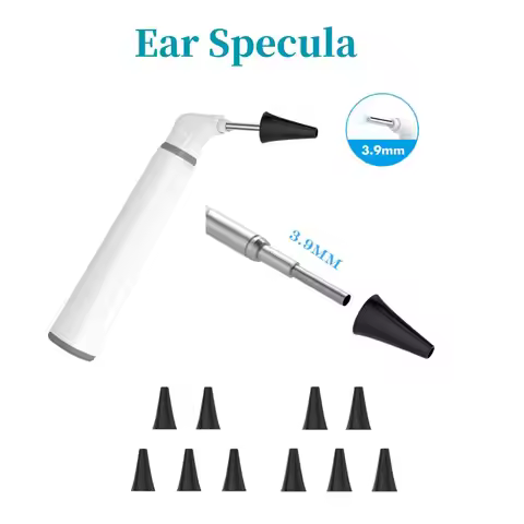 3.9mm 4.3mm Otoscope Ear Endoscope Accessories Ear Funnel, for Teslong/ScopeAround SA39W/SA39i/M28/M