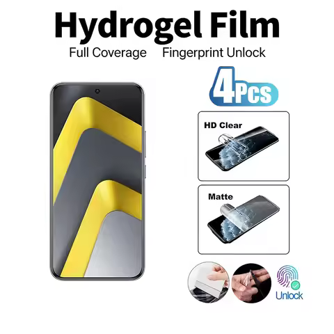4pcs HD Matte Soft Hydrogel Film for Xiaomi Poco M8 Pro Poco F8 Ultra/Pro Poco F7 Pro/Ultra Screen P