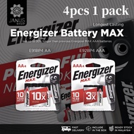 Energizer E91BP4 AA E92BP4 AAA Original Batteries Battery Long Lasting for Toys Remote Keyboard Mous