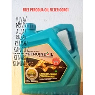 PERODUA FULLY 0W20 3.5L BEZZA AXIA MYVI ALZA ARUZ ATIVA 0W-20 ENGINE OIL SYNTHETIC 0W 20 NEW GREEN O