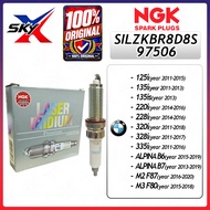 NGK SILZKBR8D8S 97506 (4 PCS) Laser Iridium Spark Plug BMW N20 N54 N55 S55 N63 N20B20 320i 328i 335i