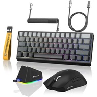 X Attack Shark X11&x60he Kombo Permainan Wayarles Mekanikal, Papan Kekunci 8k Pencetus Pantas Suis M