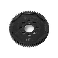 Steel Metal 64T 06 Module Spur Gear Main Gear 51356 for Tamiya TB03 TA07 TT02R TT02 TT02D RC Car Upg