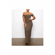 Skims Kadaishan Modal Vertical Stripe Stretch Dress