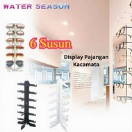 6-Tier Acrylic Eyeglass Display Rack