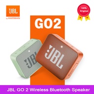 JBL GO 2ไร้สายบลูทูธลำโพง IPX7ขนาดเล็กกันน้ำกลางแจ้งเสียงแบบชาร์จแบตเตอรี่ GO2พร้อมไมโครโฟน3.5มิลลิเมตร MP3ดีวีดี