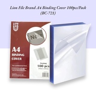 Lion File Brand A4 PP Binding Cover Rigid Sheet (100pcs) BC-721
