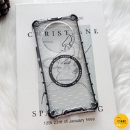 Honor X9c/X9c Smart/X7C Case Shipped From Thailand With Magnets Shockproof Honeycomb Pattern