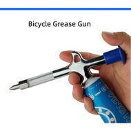 Bicycle Grease Applicator Hub Bearing Headset Bowl B.B. Oiling Service Syringe Injector Bike Grease Gun W 0.9mm Needle