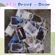 GANTUNGAN Bts Proof Door Keychain 2-sided Acrylic Material Merchandise KPop Merch Jungkook Taehyung Jin RM Jimin Suga Jhope