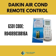 DAIKIN AIR COND REMOTE CONTROL GS01 CODE: R04089038816A