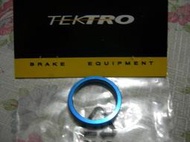 TEKTRO 一吋前叉上管鋁合金墊圈(陽極藍色25.4*5mm)3個50